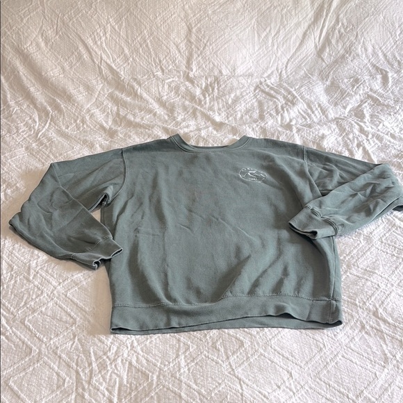 Coastal Culture Tops - Coastal Culture Canmore Moss Green Crewneck Sweatshirt Size Large